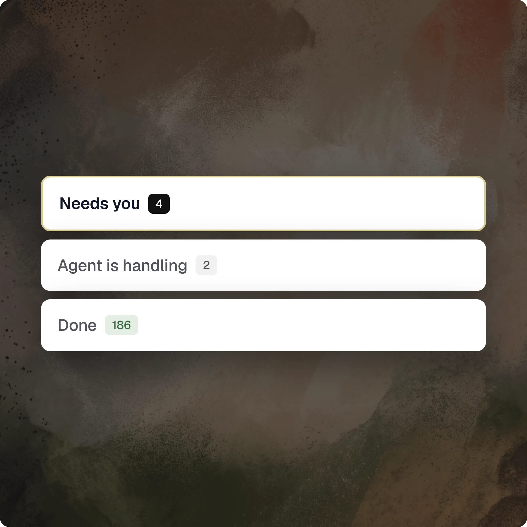 What needs you, what doesn’t — Opener product screenshot