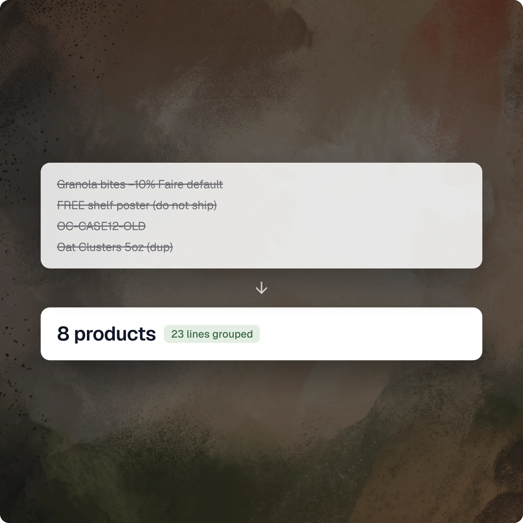 Messy lines, cleaned up — Opener product screenshot