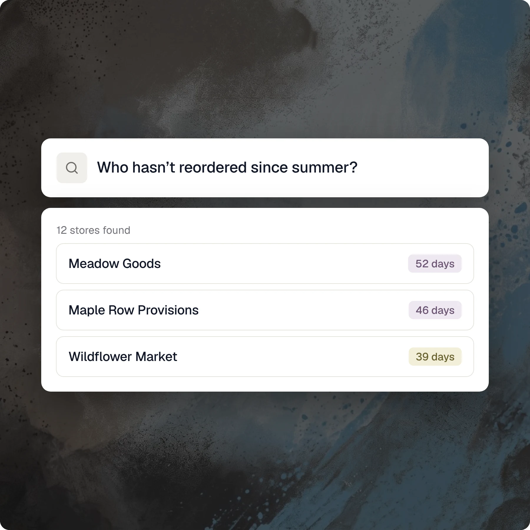 Just ask — Opener product screenshot
