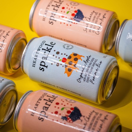 Cans of Heartwood Sparkle