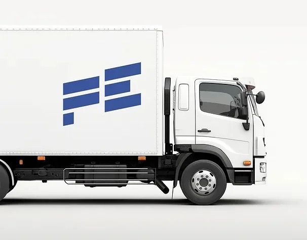 An FE Ingredients delivery truck